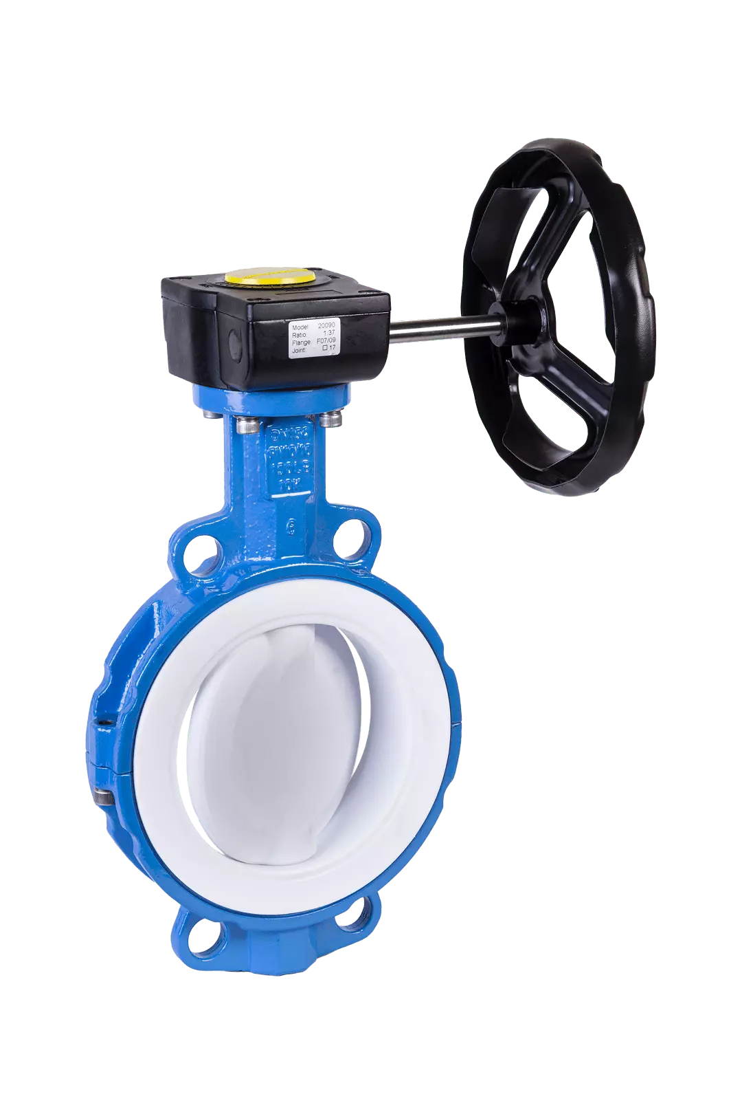 Футерованный межфланцевый затвор MV UBT1